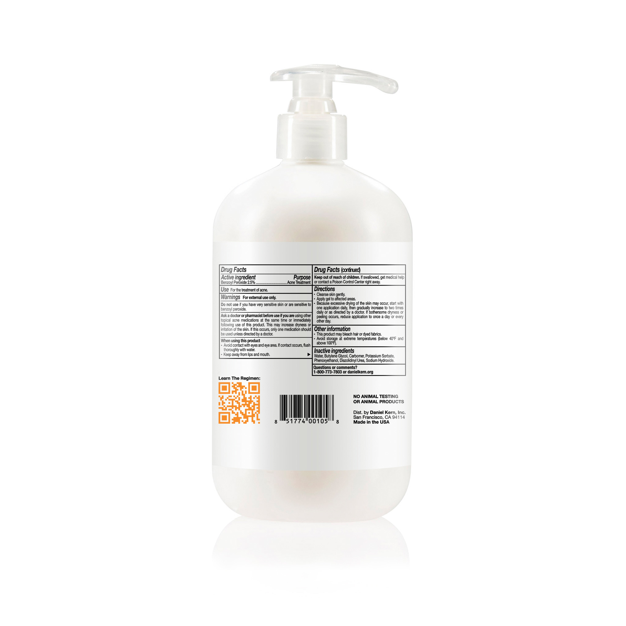 Acne.org Treatment (Benzoyl Peroxide – 2.5%) - Image 2